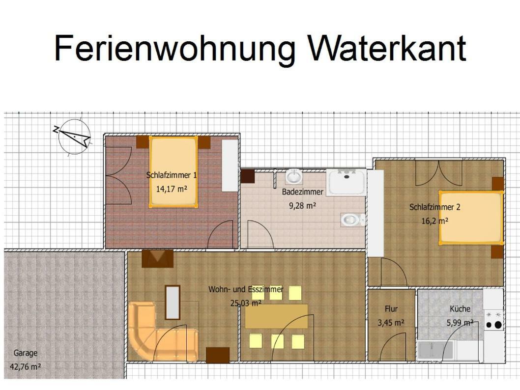 Ferienwohnung Waterkant Cappeler Niederstrich Экстерьер фото